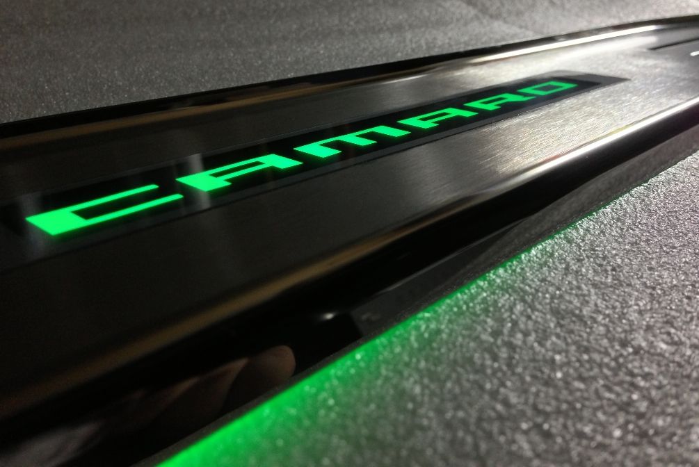 Camaro Custom LED Illuminated Door Sills by KPI fits all 20102019